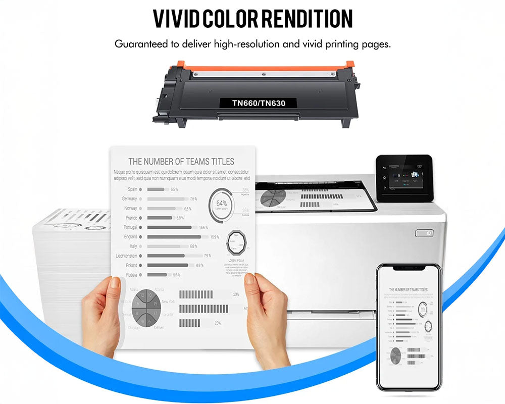Compatible Brother TN660 Black Toner Cartridge