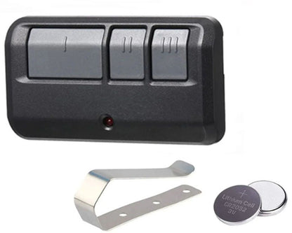 Garage door remote side view
