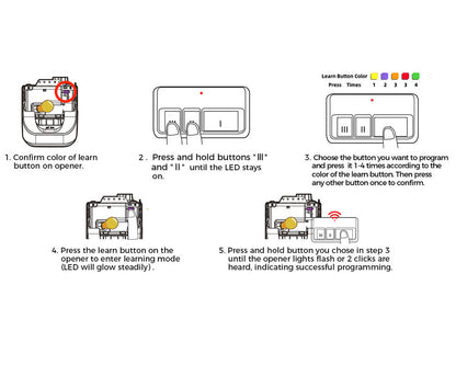 Compatible Lift Master Craftsman Garage Door Opener Remote