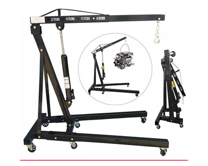 engine hoist with universal wheels