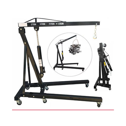 folding engine hoist crane