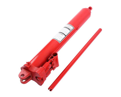 Hydraulic lifting jack closeup