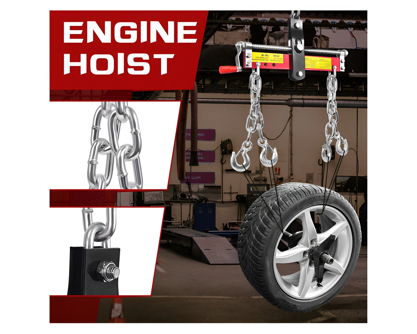 Engine Load Level Heavy Duty Leveller 2000Lb