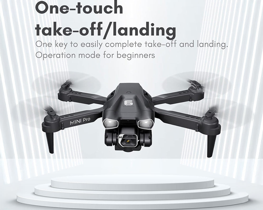 Drone camera lens closeup