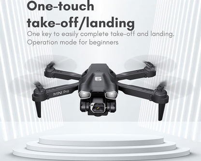 Drone camera lens closeup