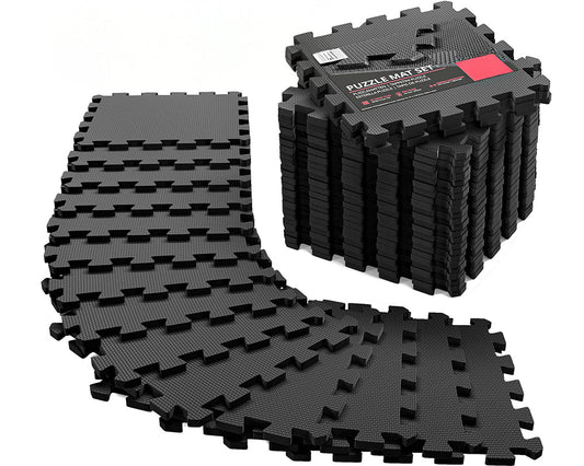 18 Pack EVA Foam Gym Interlocking Floor Puzzle Mats