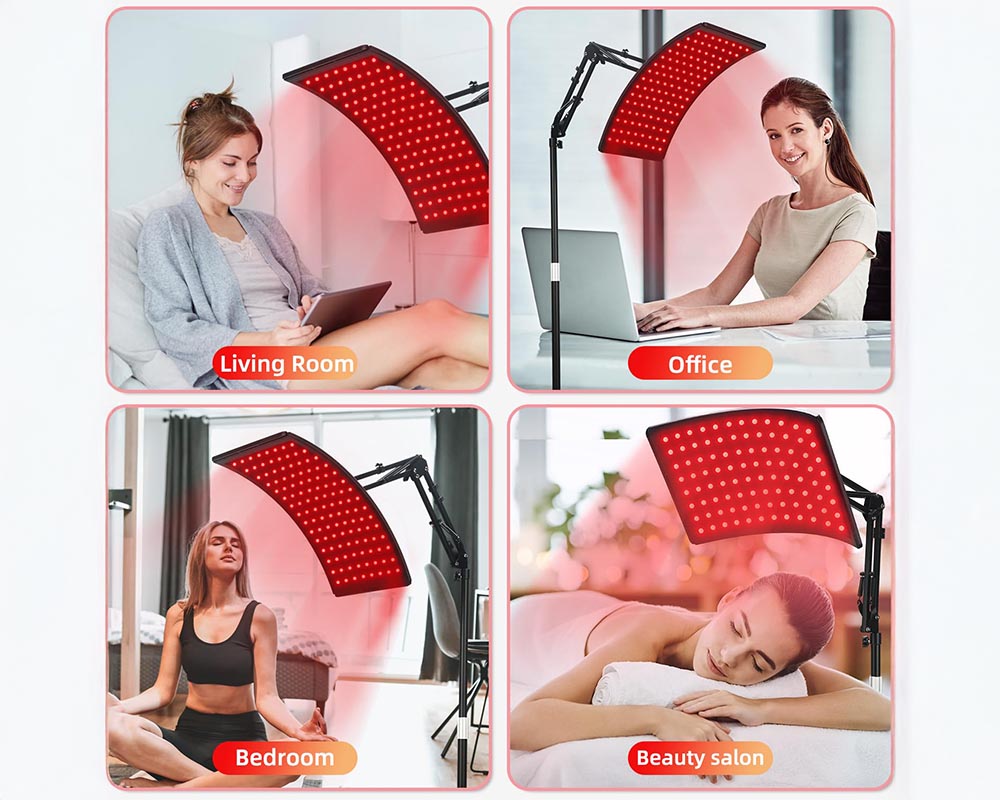 Red Light Therapy Lamp with Stand