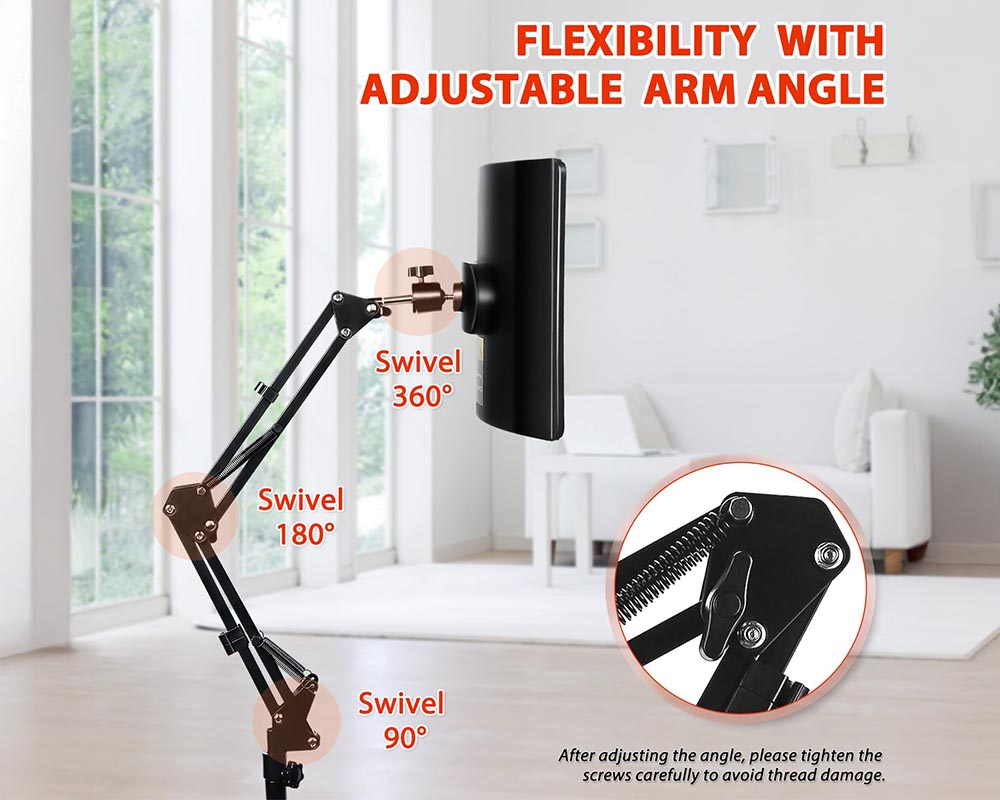 Red Light Therapy Lamp with Stand