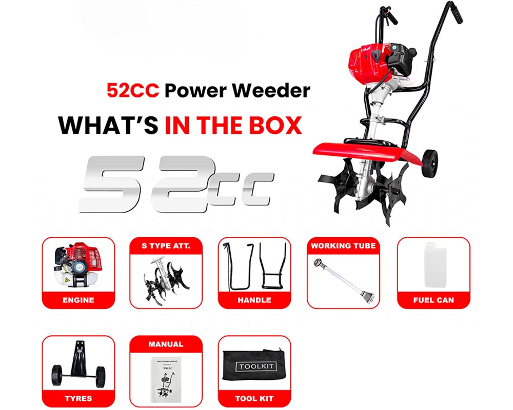 Rotary Hoe Tiller Cultivator