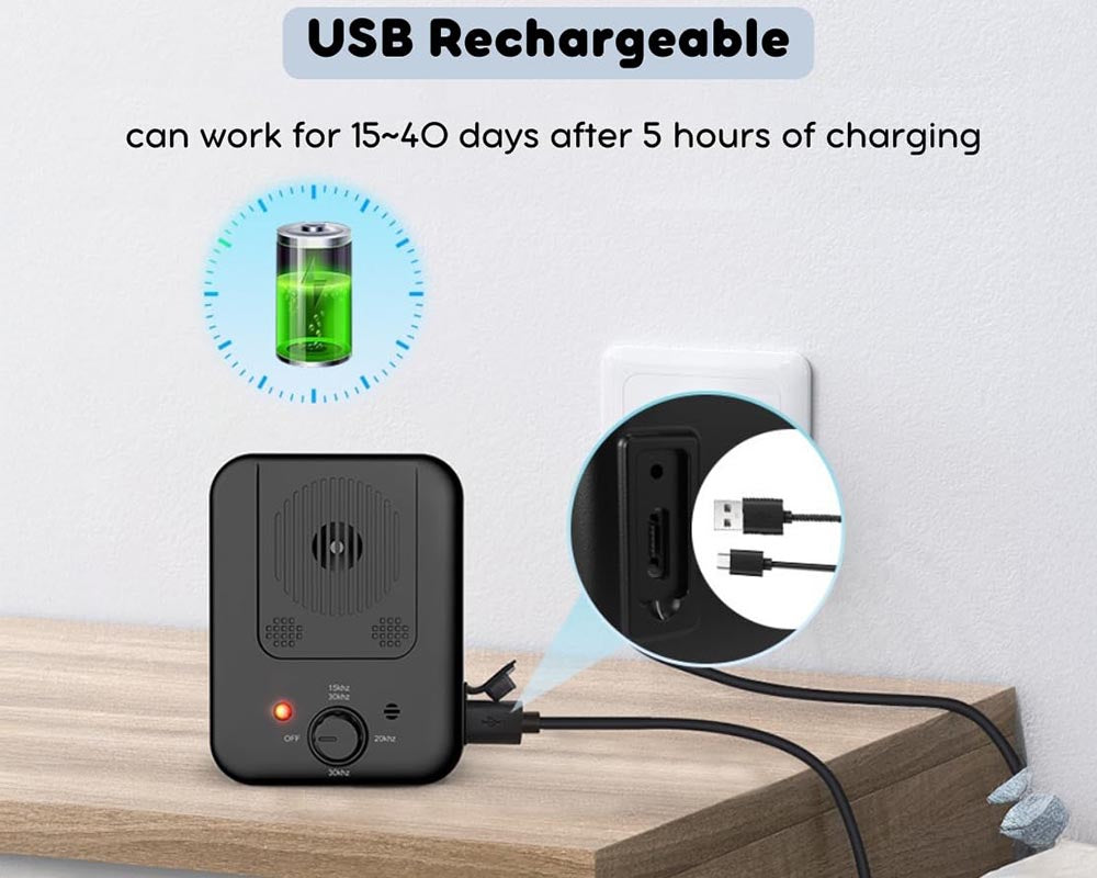 Dog Bark Control 50FT Range Stop Barking Device