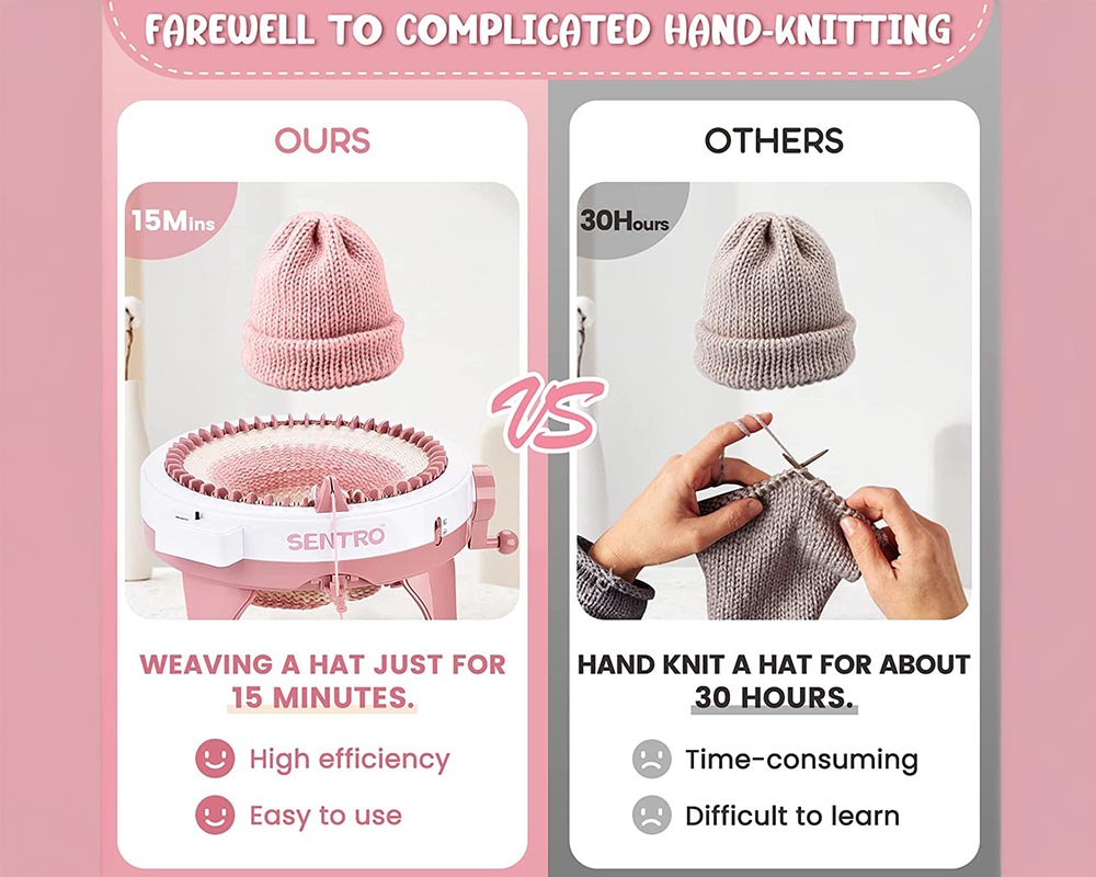 48 Needles Knitting Machine