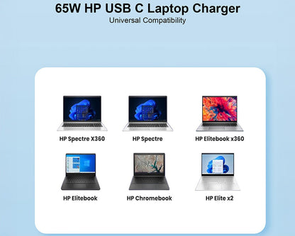 HP Laptop Charger 65W USB C