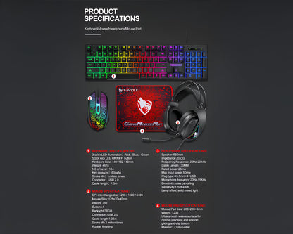Gaming Keyboard and Mouse Combo