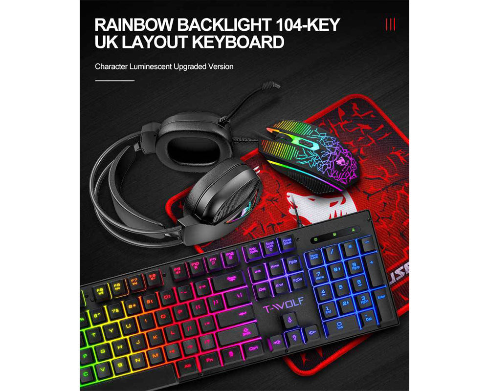 Gaming Keyboard and Mouse Combo