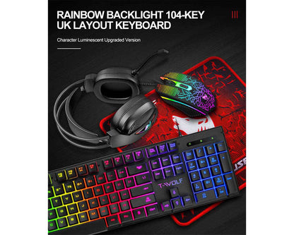Gaming Keyboard and Mouse Combo