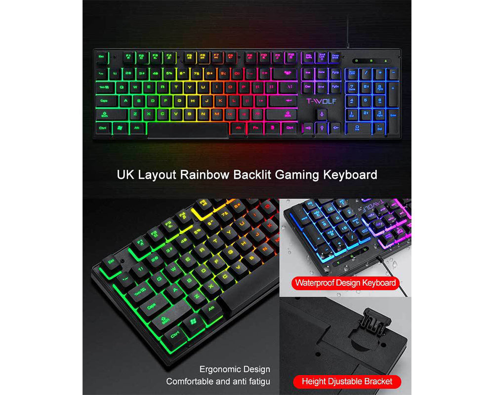 Gaming Keyboard and Mouse Combo