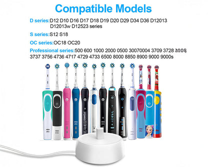 Electric Toothbrush Charger for Braun Oral B