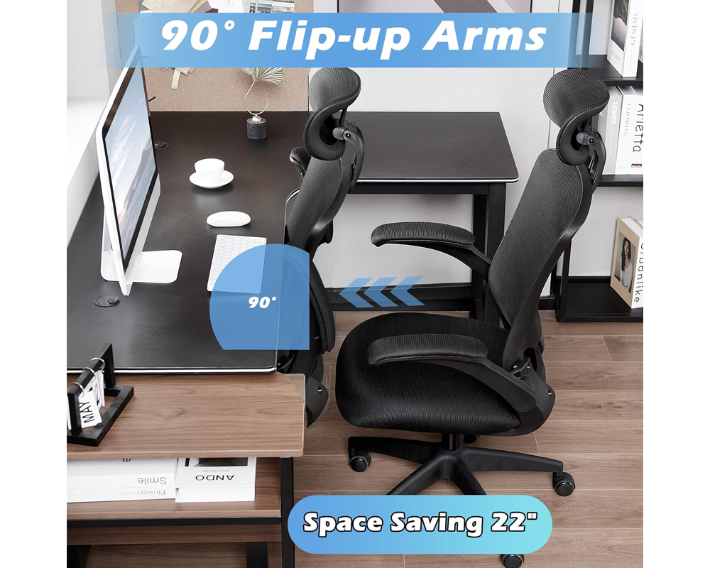 Office Chair Back Office Chair - Black