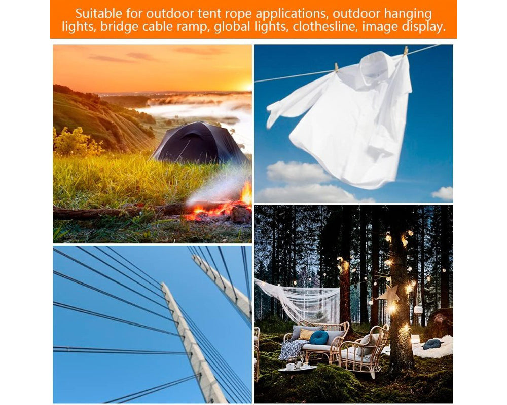 Steel Wire Rope Cable Kit 30M