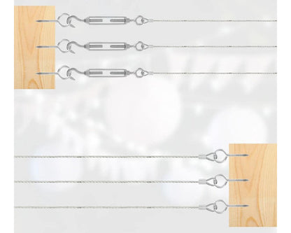 Steel Wire Rope Cable Kit 30M