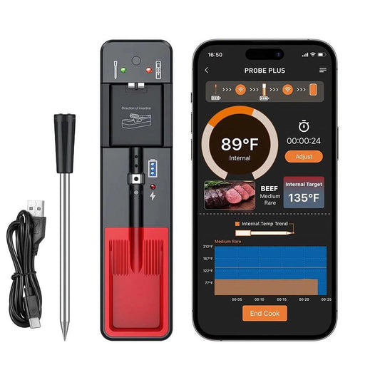 Smart meat thermometer with Bluetooth