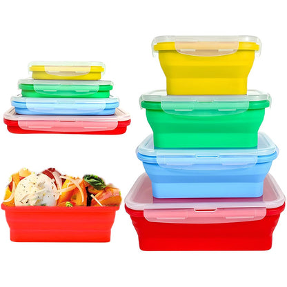 Set of 4 collapsible containers