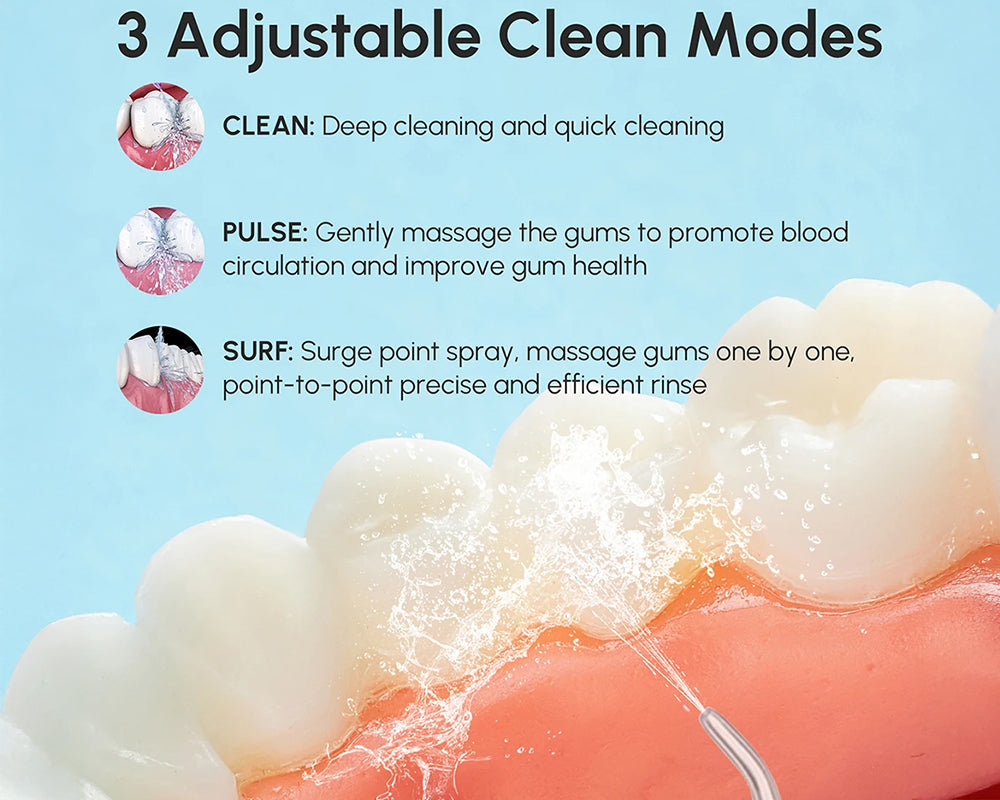 Water Flosser Cordless Teeth Cleaner