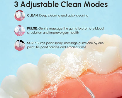 Water Flosser Cordless Teeth Cleaner