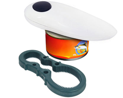 Automatic can and bottle opener