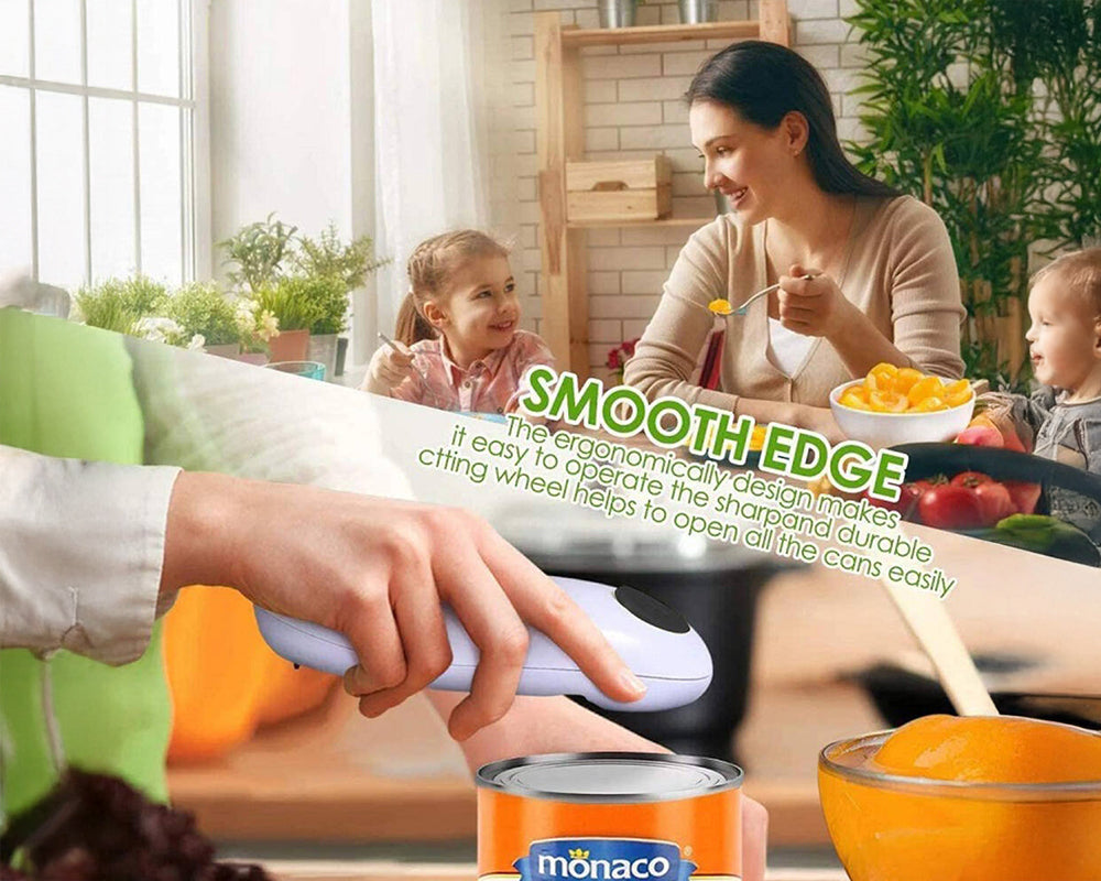 Battery powered can opener