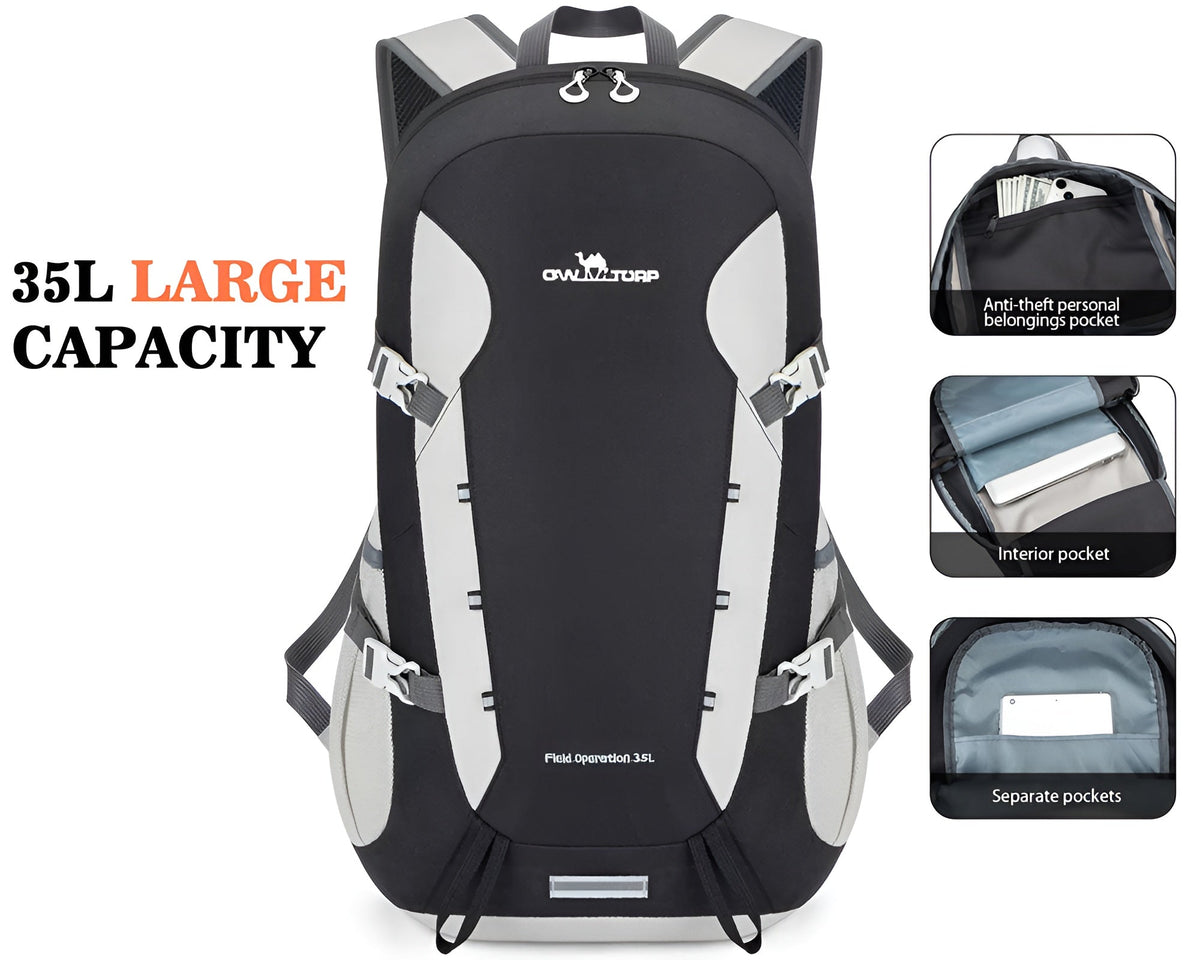 Travel Hiking Backpack 35L Lightweight Foldable