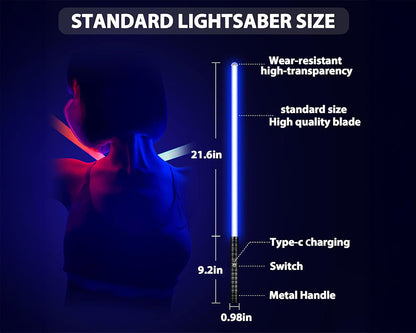 2 in 1 Dueling Lightsaber