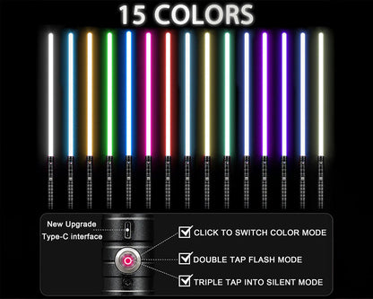 2 in 1 Dueling Lightsaber