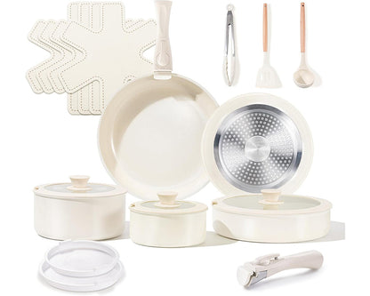 Aluminum ceramic cookware