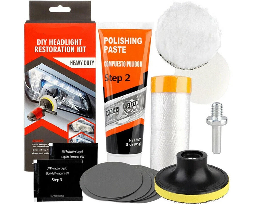 Car Headlight Restoration Kit