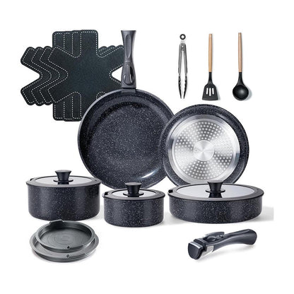 19 piece nonstick cookware set