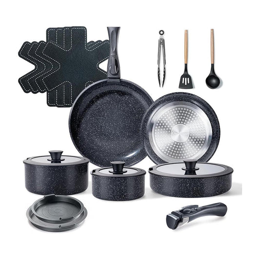 19 piece nonstick cookware set