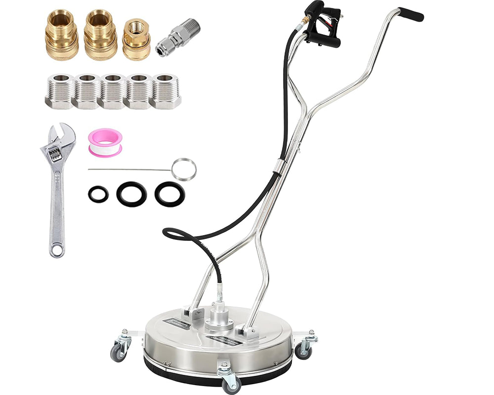 Surface cleaner with rotating nozzles