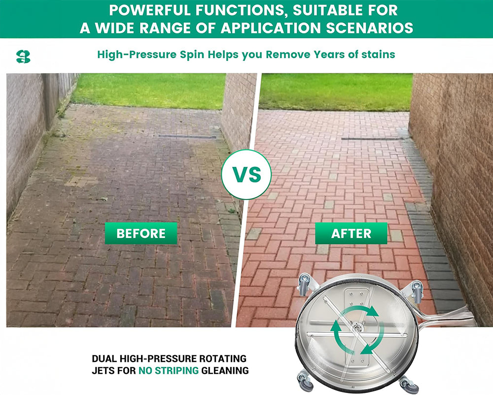 18" Pressure Washer Surface Cleaner