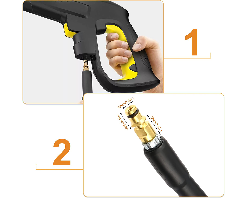 Karcher screw thread hose