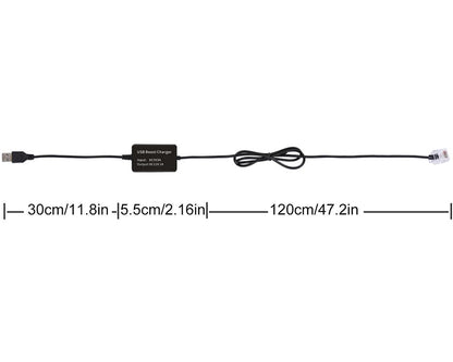 USB Radar Power Cable for Escort, Beltronic, V1 & Uniden Radar Detectors