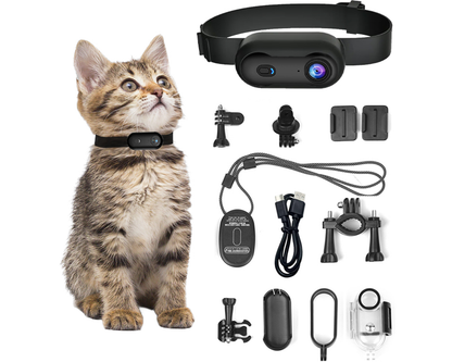 Sports Action Camera 4K Ultra-Compact Thumb Cam with Mounts for Outdoor, Vlogging & Adventure