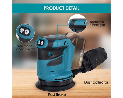 Lightweight cordless sander