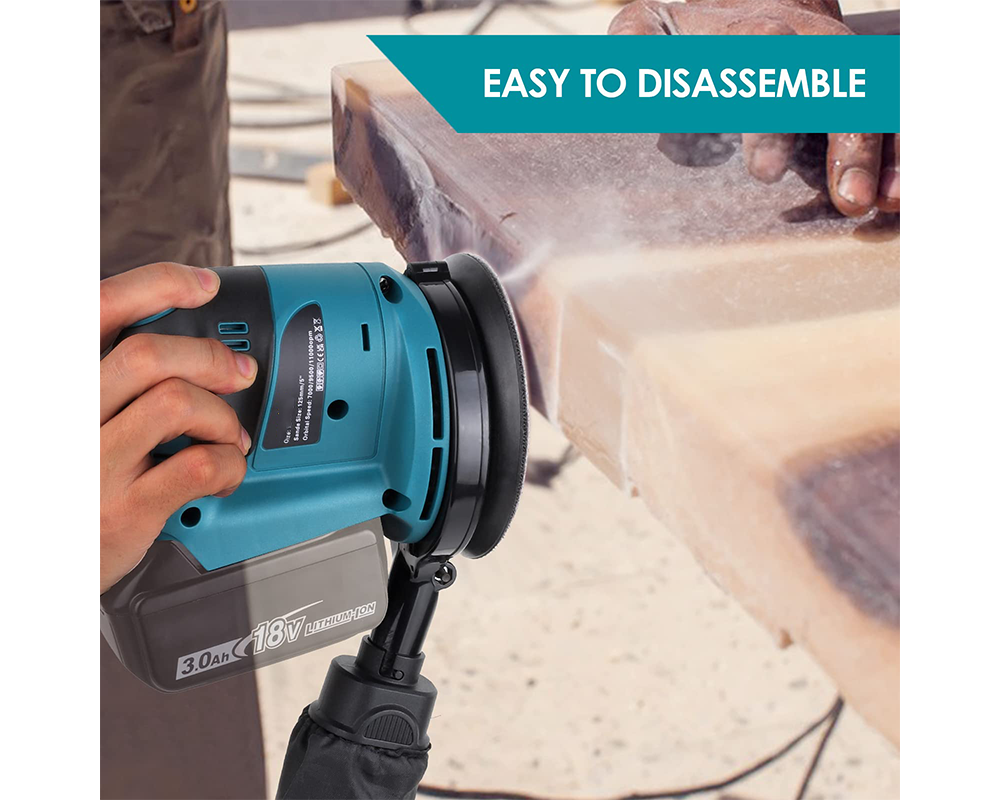 Sander with dust collector bag