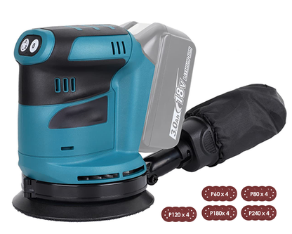 Sander with rubber grip