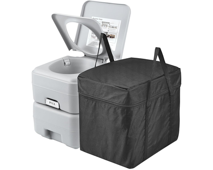 Toilet with built in storage bin