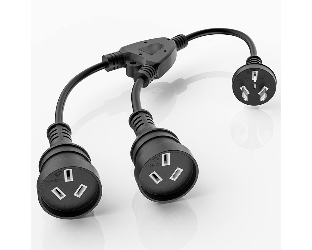 Flexible power extension cord