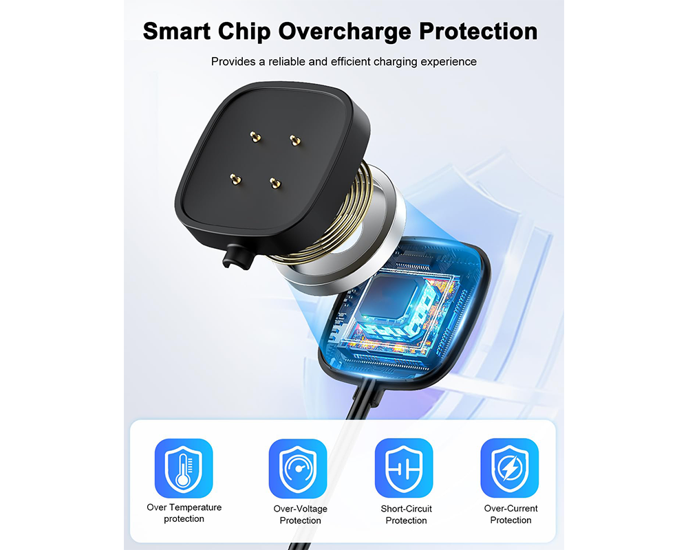 Charging Cable for Fitbit Sense 1/2 & Fitbit Versa 3/4