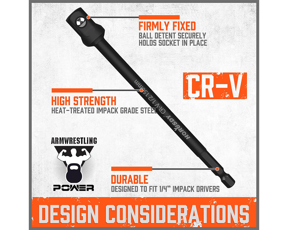 9-Piece Impact Drill Socket