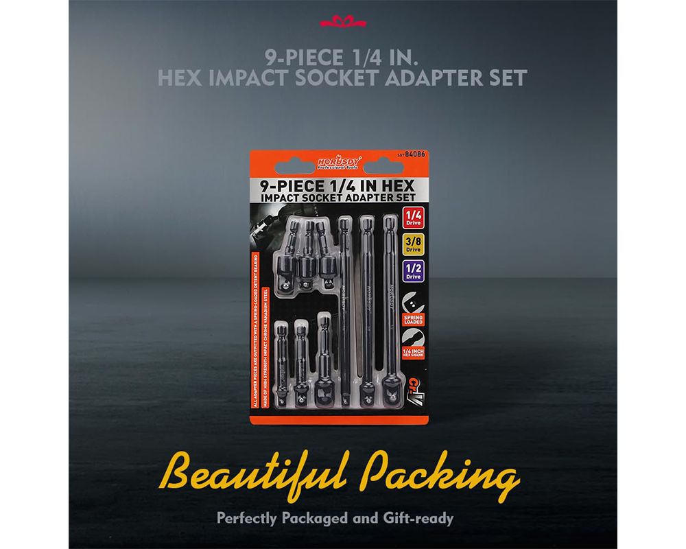 9-Piece Impact Drill Socket